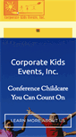 Mobile Screenshot of conferencechildcare.com
