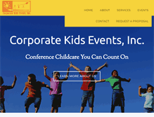 Tablet Screenshot of conferencechildcare.com